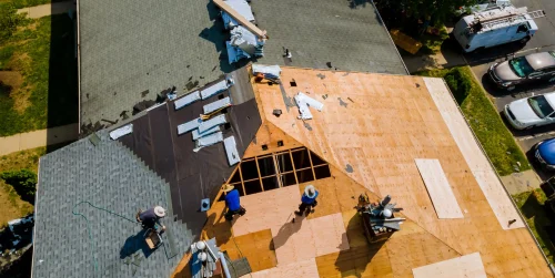 ongoing roofing for a client